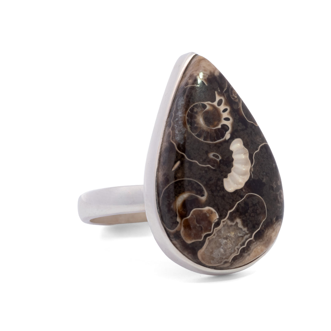 Teardrop Marston Marble Ring