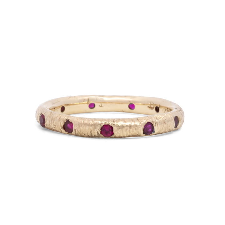 Ruby Textured Band