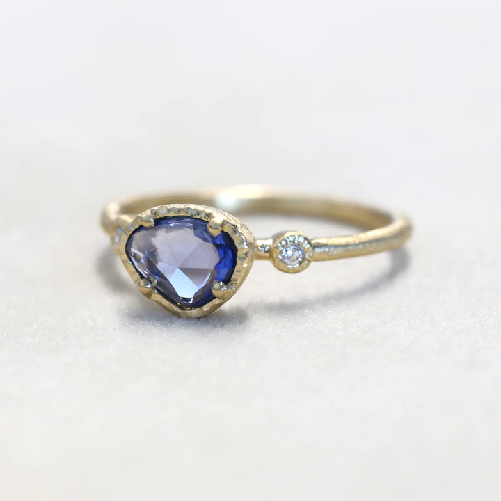 Trunk Show Blue Sapphire Muguet Ring