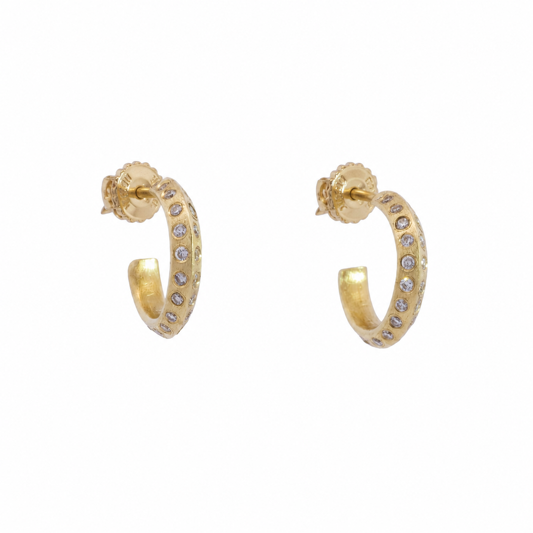 Borde Double Hoop Earrings
