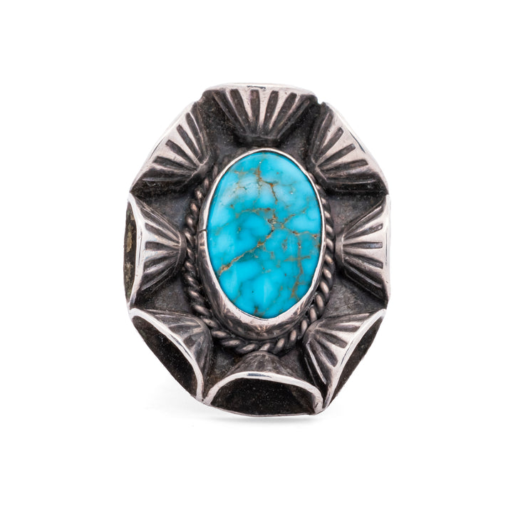 Vintage Navajo Turquoise Ring