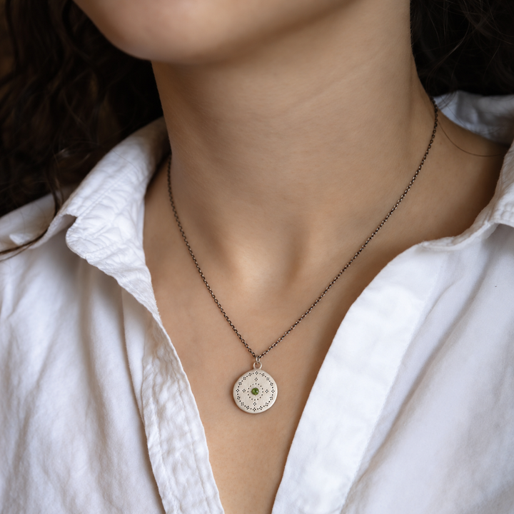 Emerald Nostalgia Pendant Necklace