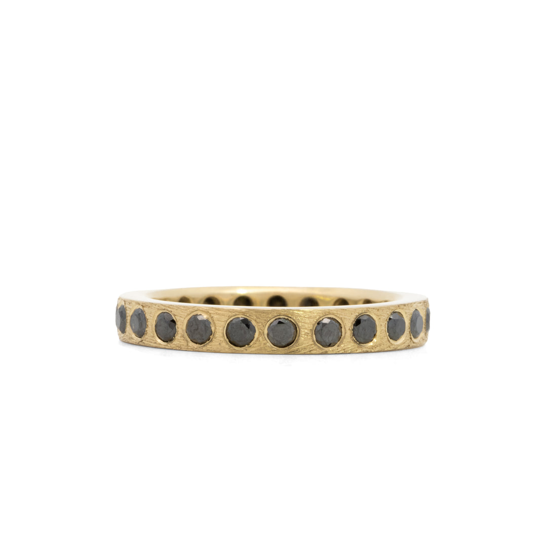 Trunk Show Adam 3 mm Black Diamond Ring