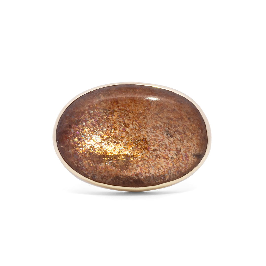 Indian Sunstone Ring