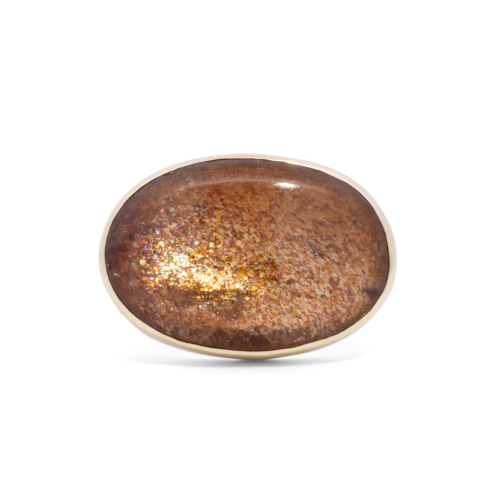 Indian Sunstone Ring
