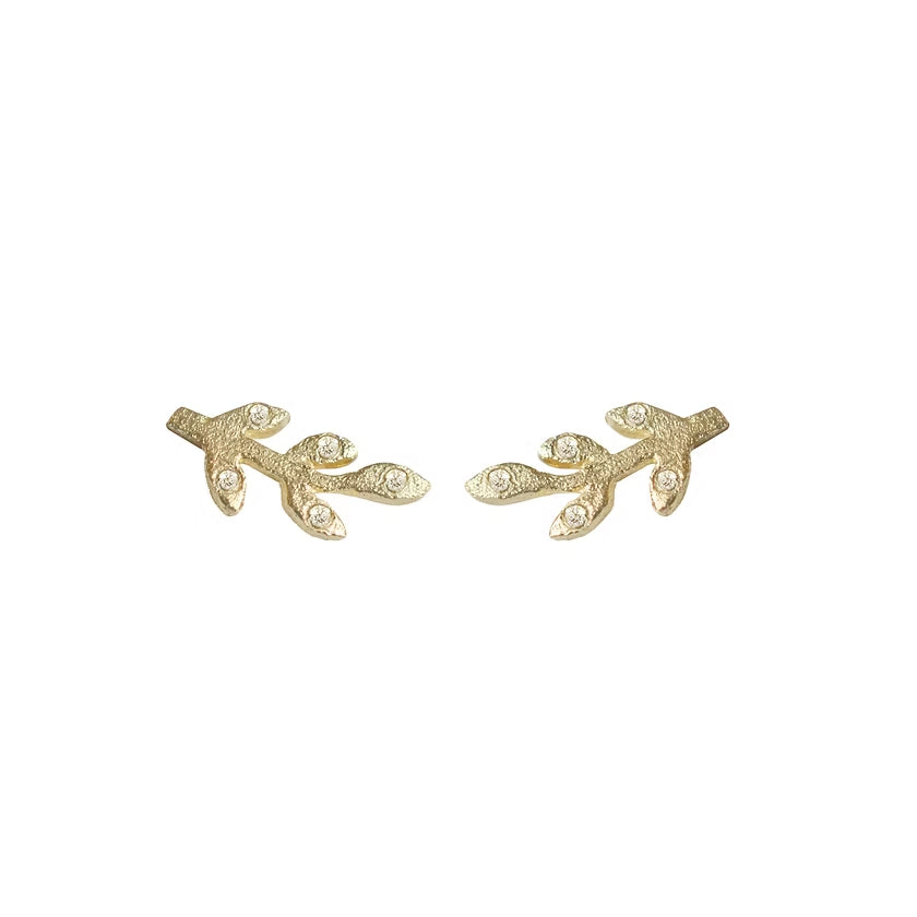 Laurel Post Earring