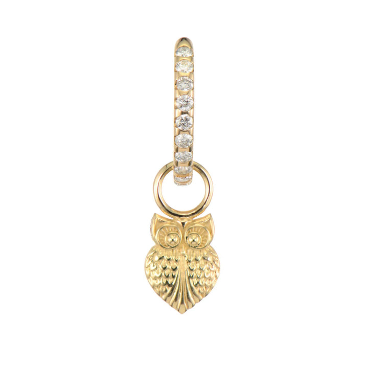 Tiny Wise Owl Charm