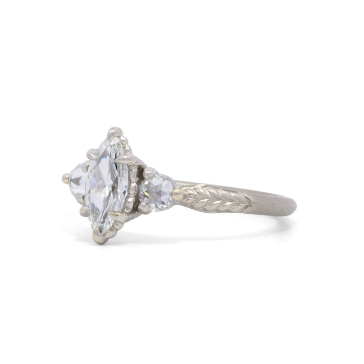 Evergreen Three Stone Ring