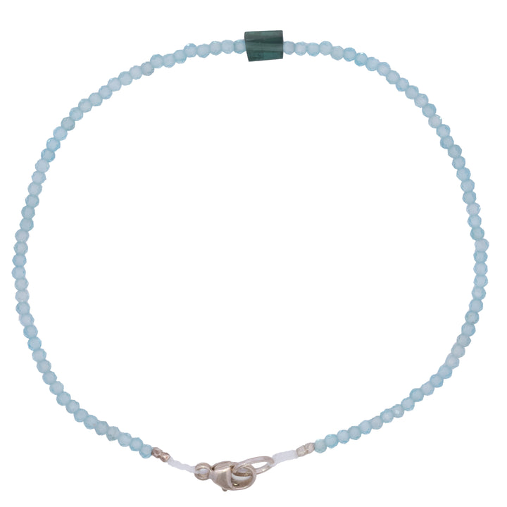 Apatite & Tourmaline Beaded Bracelet