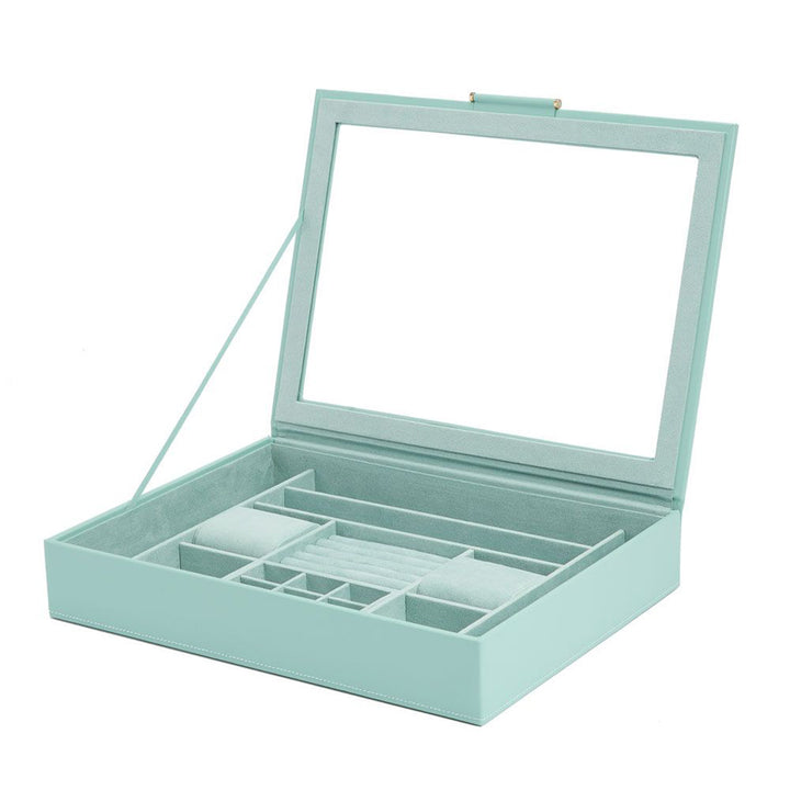 Sophia Jewelry Box with Window - Jade