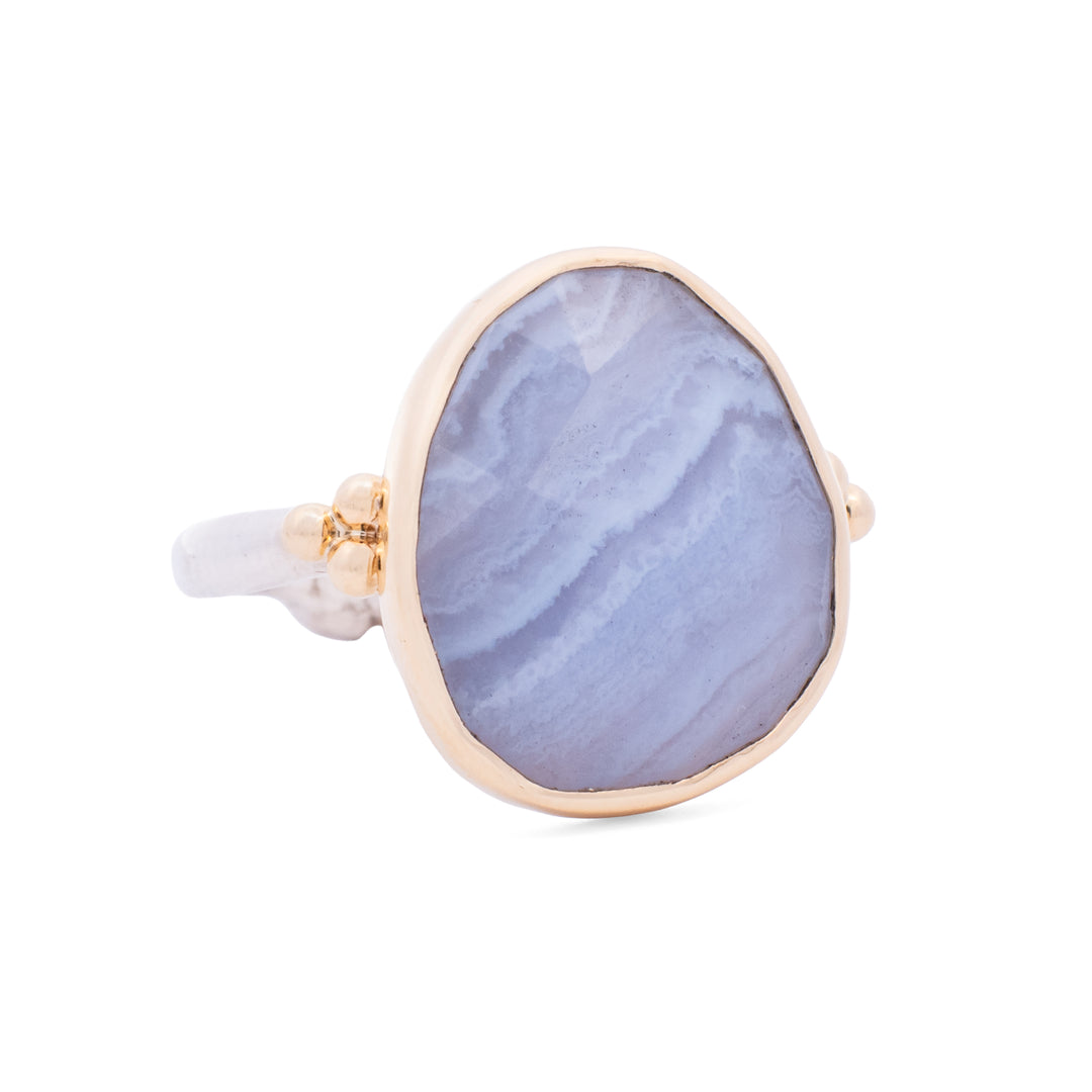 Lace Chalcedony Ring