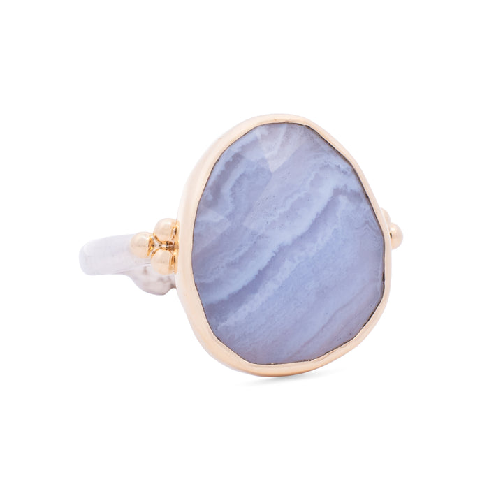Lace Chalcedony Ring