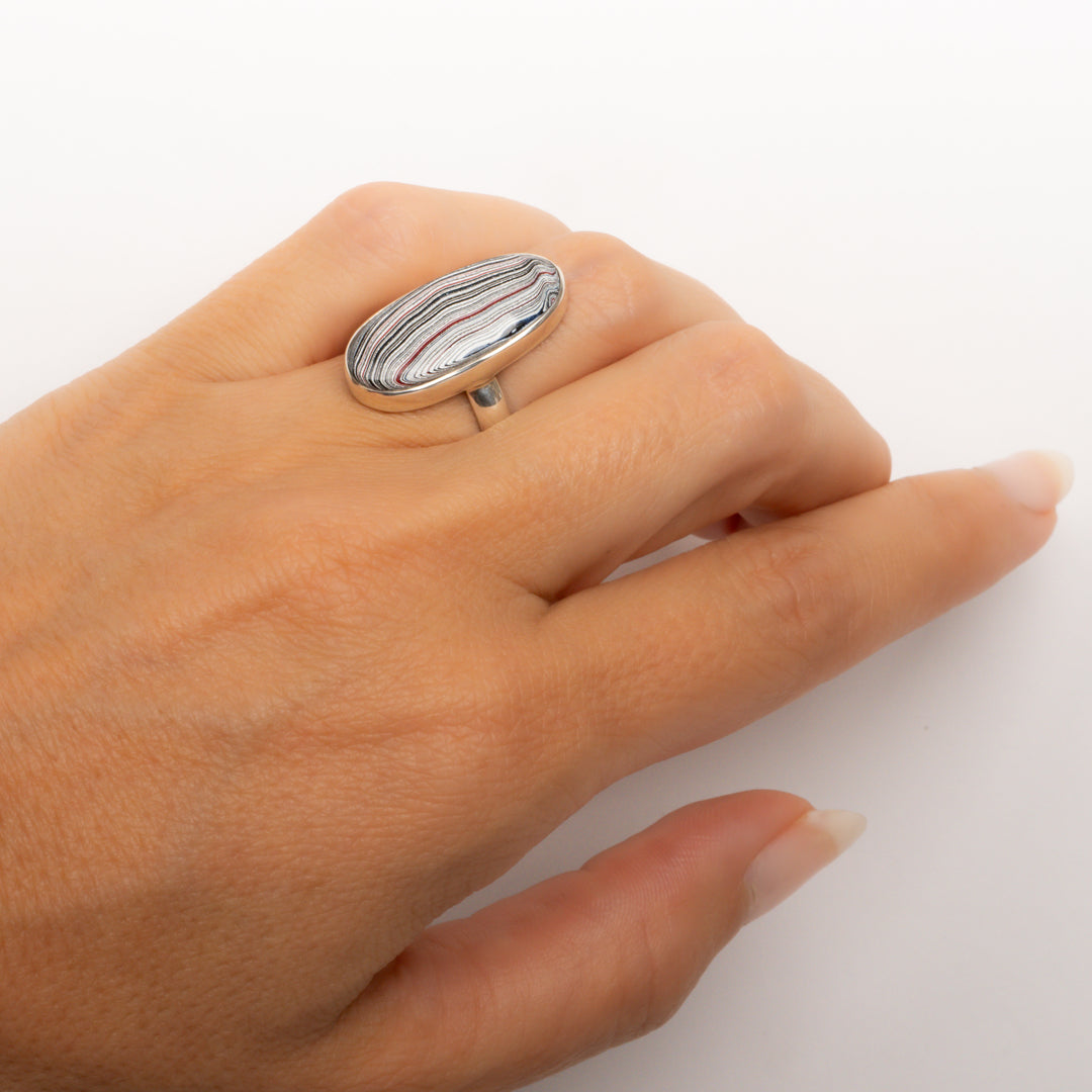 Fordite Ring