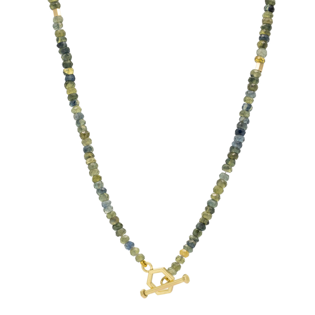 Montana Sapphire Beaded Necklace