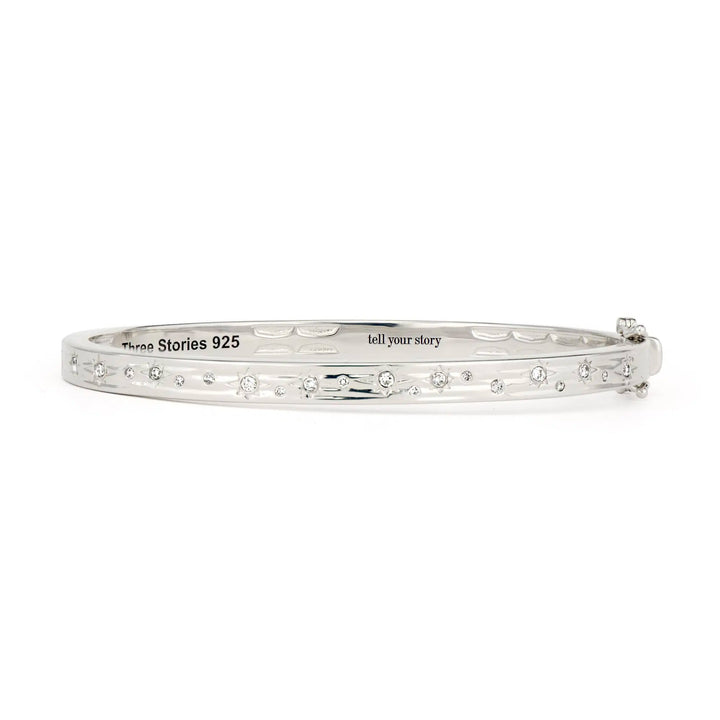Starry Night Narrow Bangle Bracelet