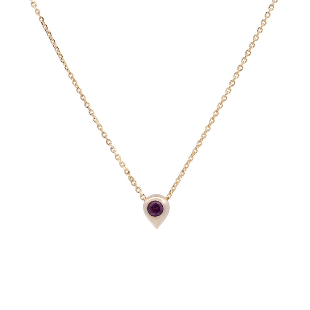 Birth Stone Teardrop Gemstone Bead