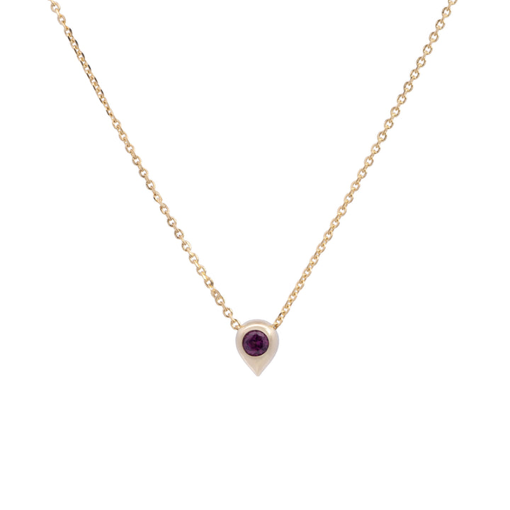 Birth Stone Teardrop Gemstone Bead