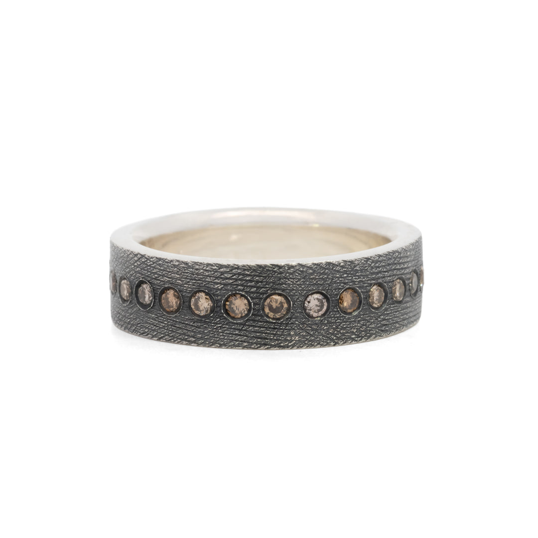 Trunk Show Adam 6 mm Champagne Diamond Ring