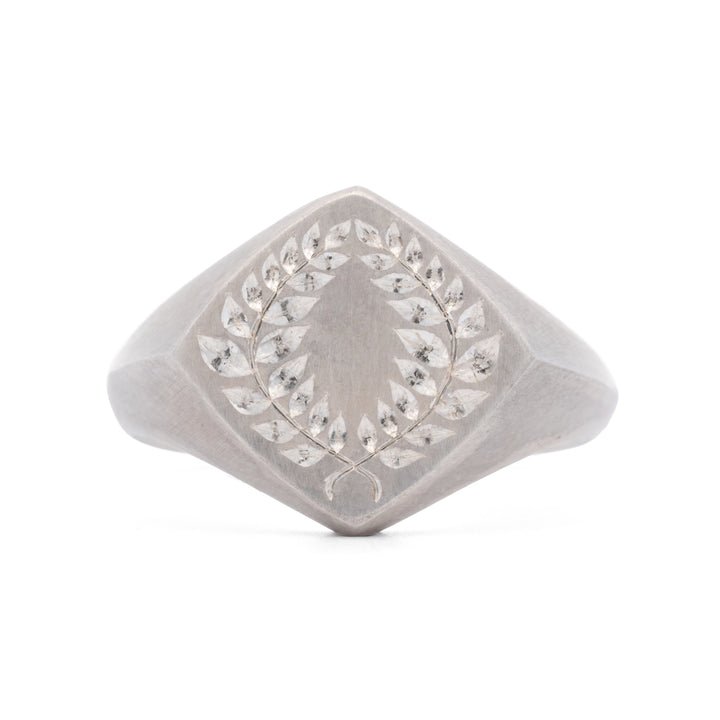 Laurel Signet Ring