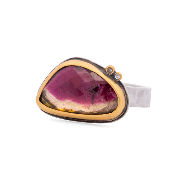 Bi-Color Tourmaline Ring