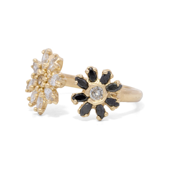Garden of Daisies Open Top Diamond Ring