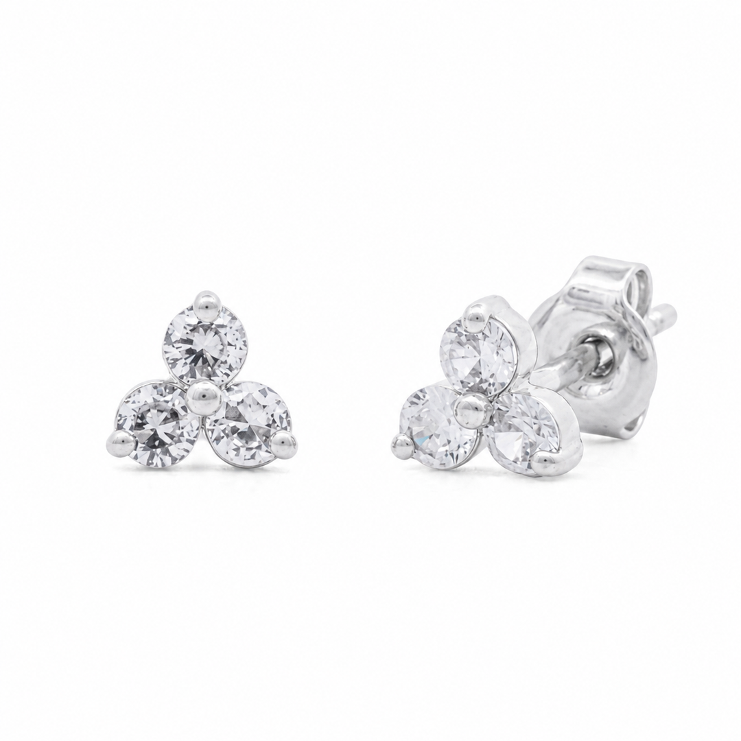 Sparkling Trio Post Earrings