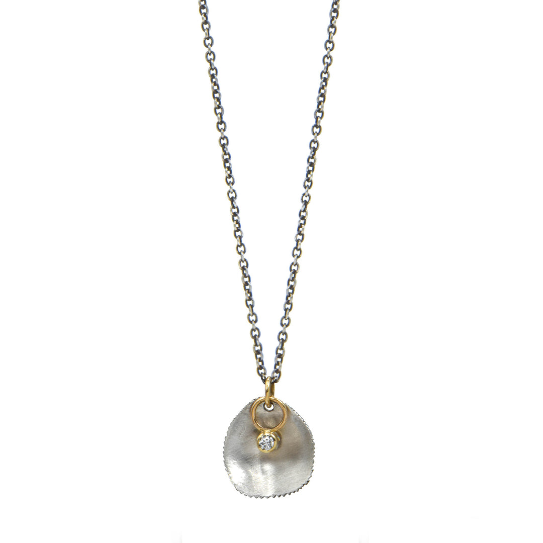 Diamond Buttercup Pendant Necklace