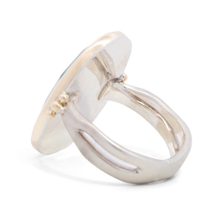 Green Amethyst Ring