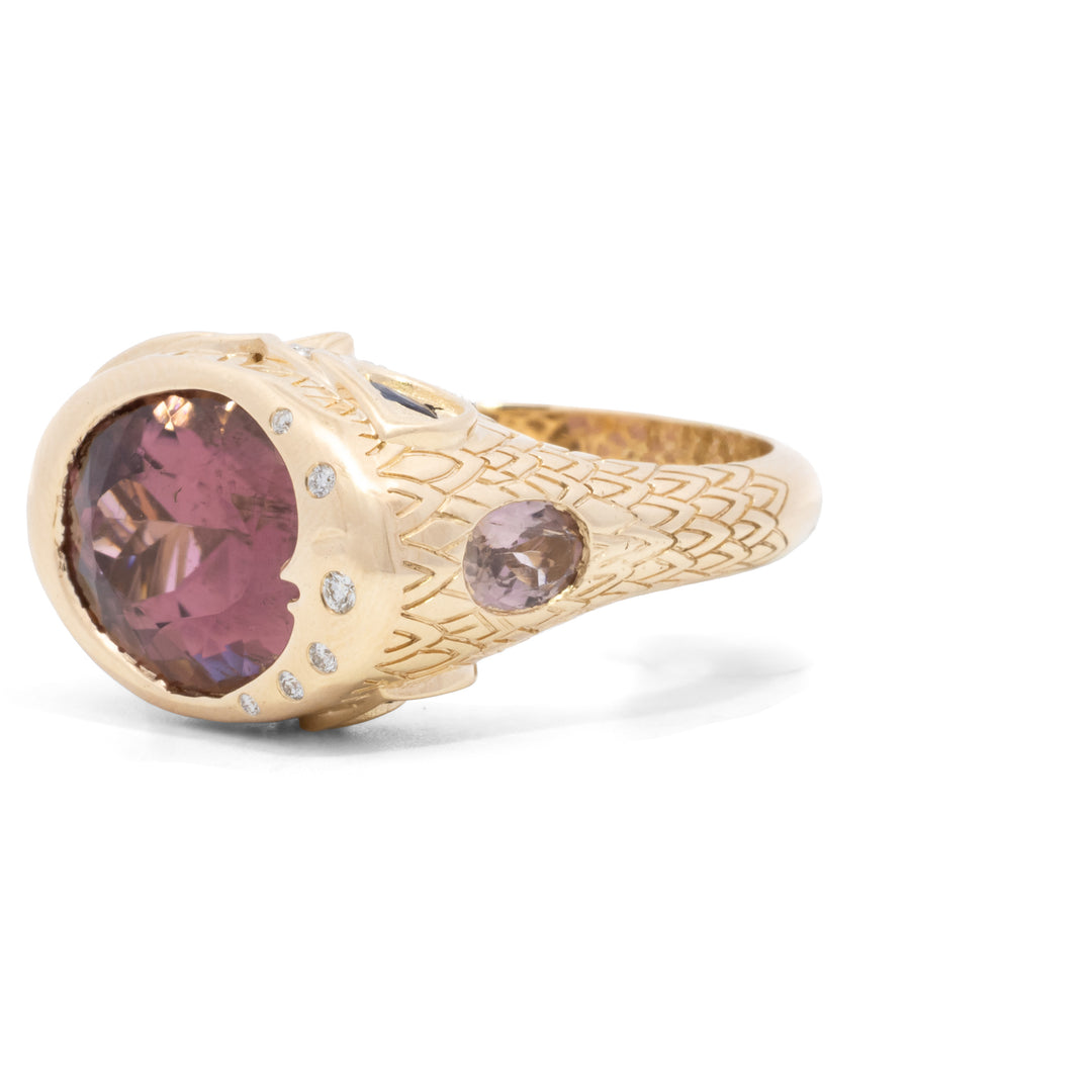 Night Owl Pink Tourmaline Ring