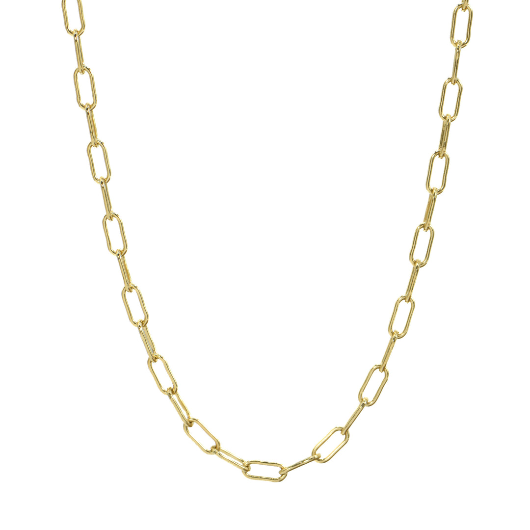2.6mm Elongated Oval Chain Necklace