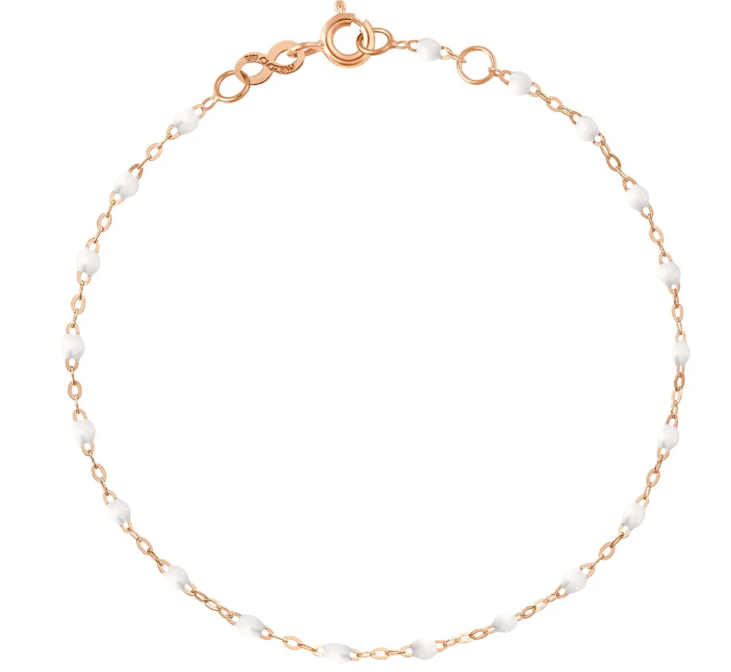 Classic Gigi White Resin Bracelet
