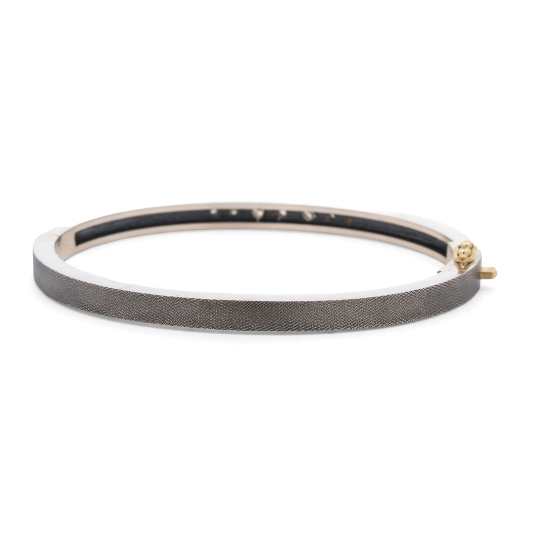 Petra 4mm Bezel White Diamond Bracelet