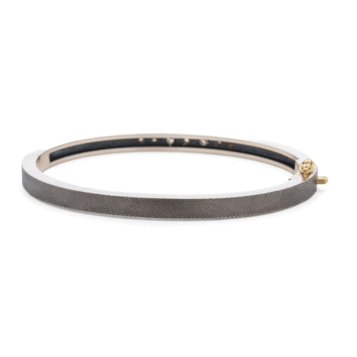 Petra 4mm Bezel White Diamond Bracelet