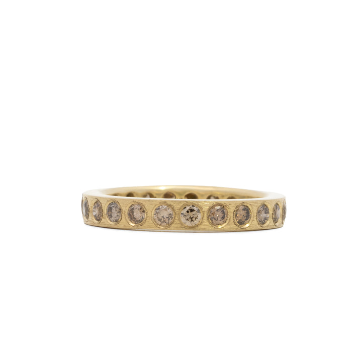 Trunk Show Adam 3 mm Champagne Diamond Ring