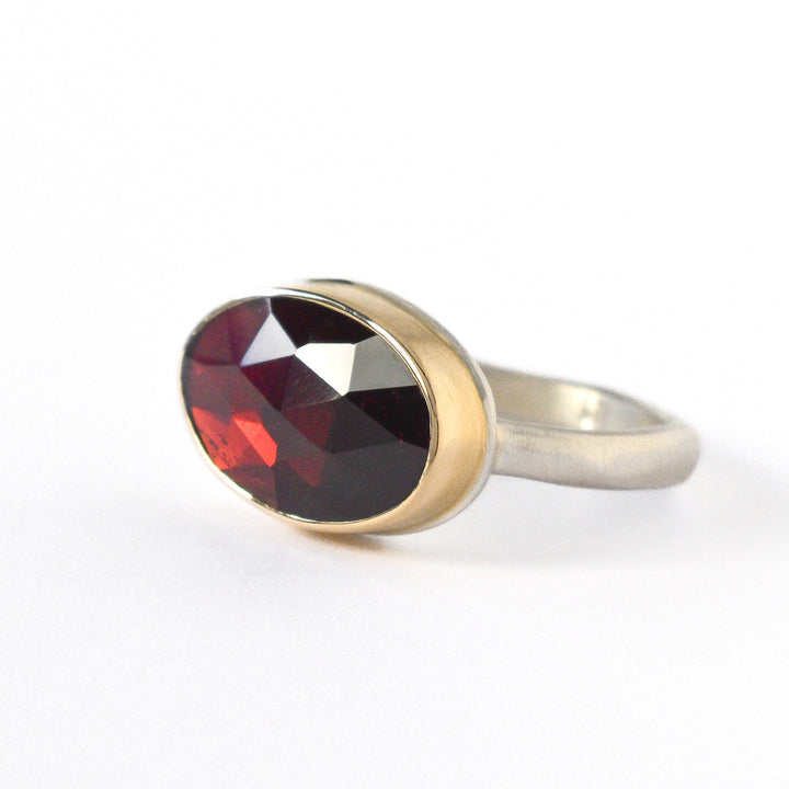 Rhodolite Garnet Ring