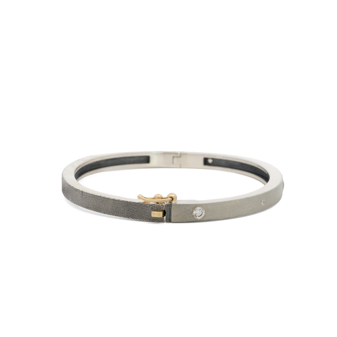 Trunk Show 4mm Valery Lux White Gold Bracelet