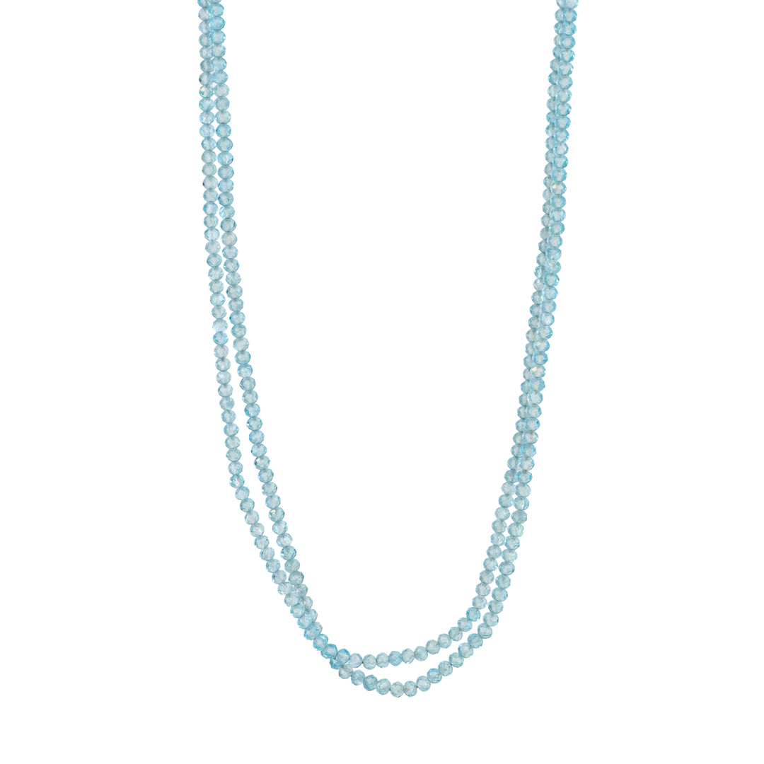 Faceted Apatite Beaded Necklace