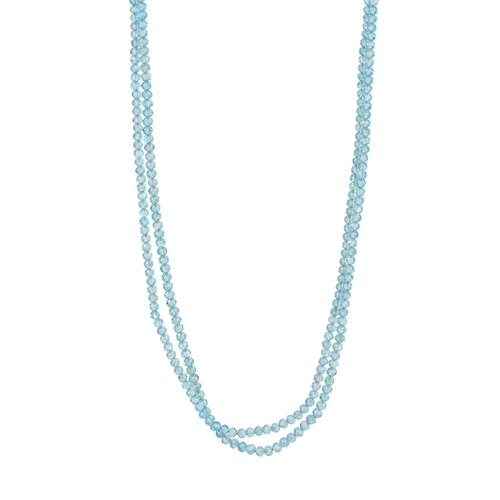 Faceted Apatite Beaded Necklace