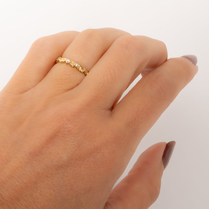 Wood Nymph Topper Guard Ring