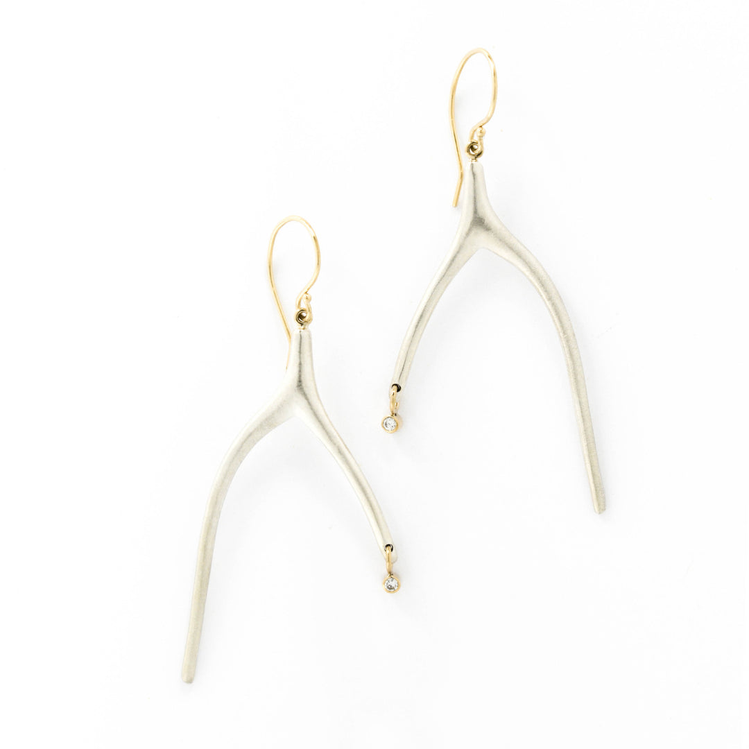 Wishbone Drop Earrings