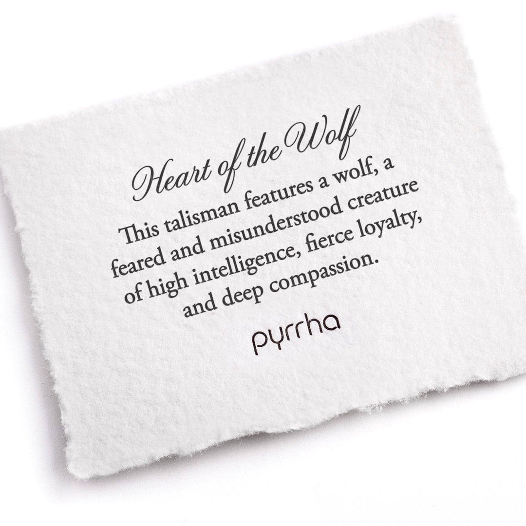 Heart of the Wolf Talisman Necklace