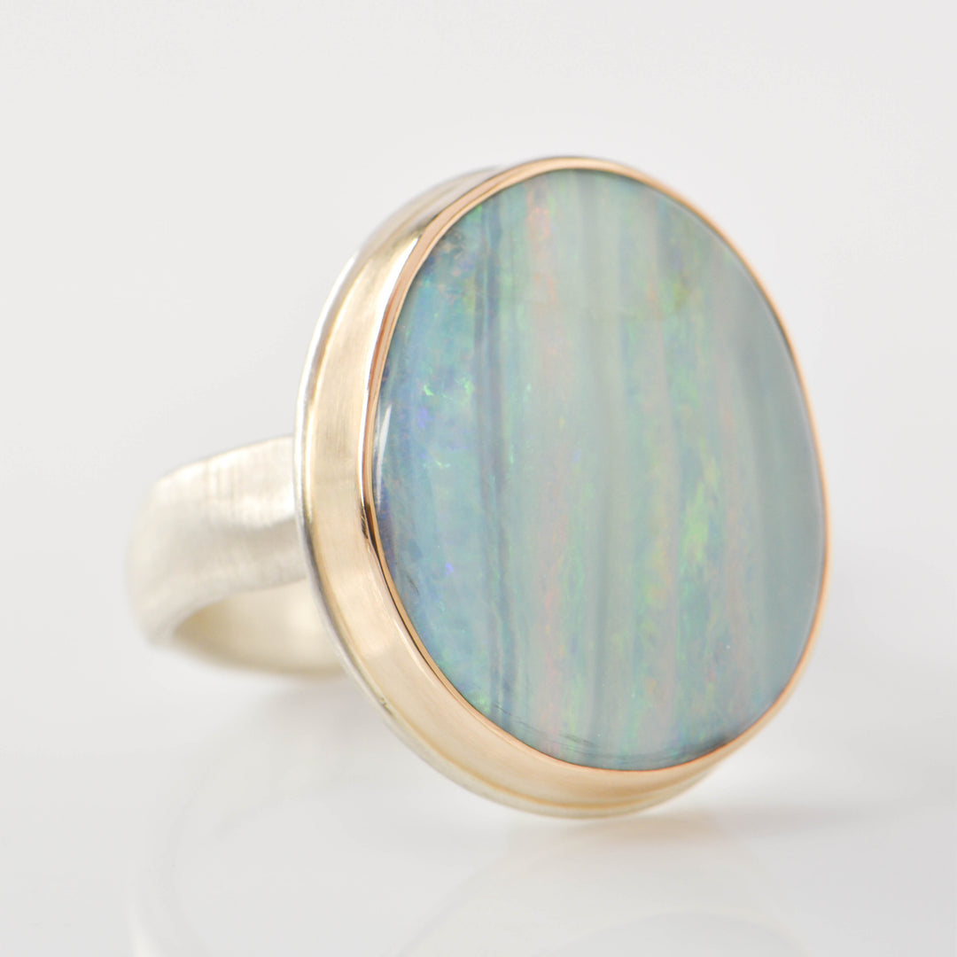 Boulder Opal Ring