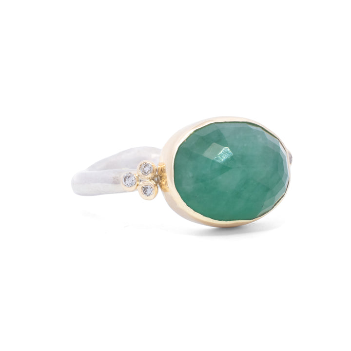 Emerald & Diamond Ring