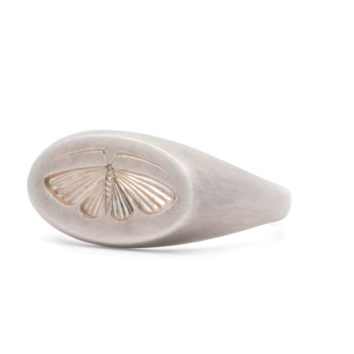 House Moth Signet Ring