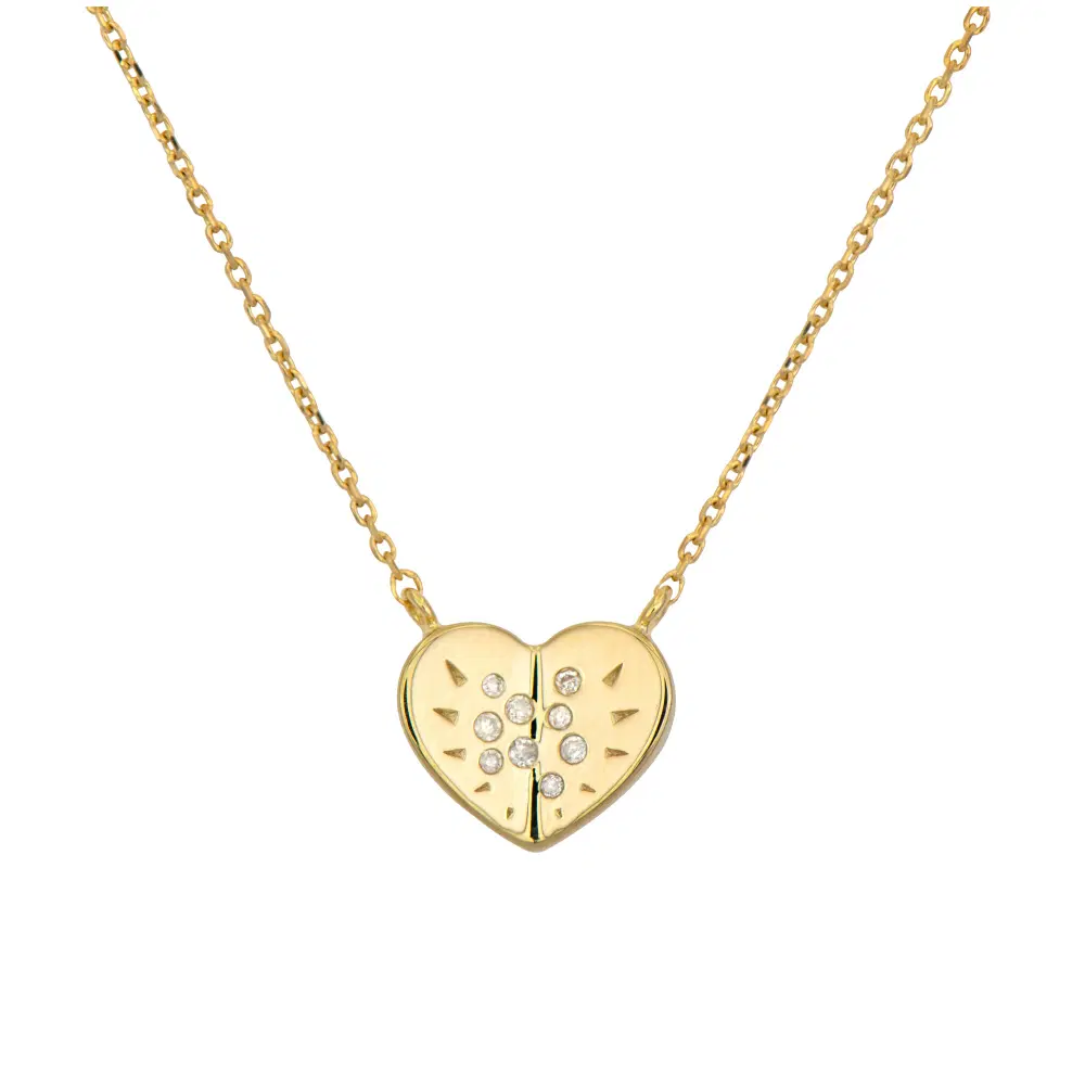 Love Explosion Heart Necklace