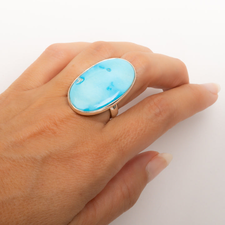 Large Oval Turquoise Ring