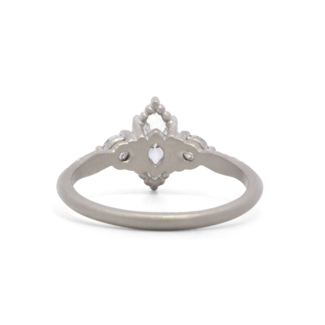 Evergreen Three Stone Ring
