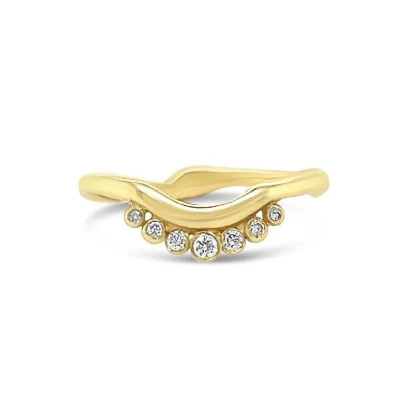 Seven Diamond Halo Crown Ring