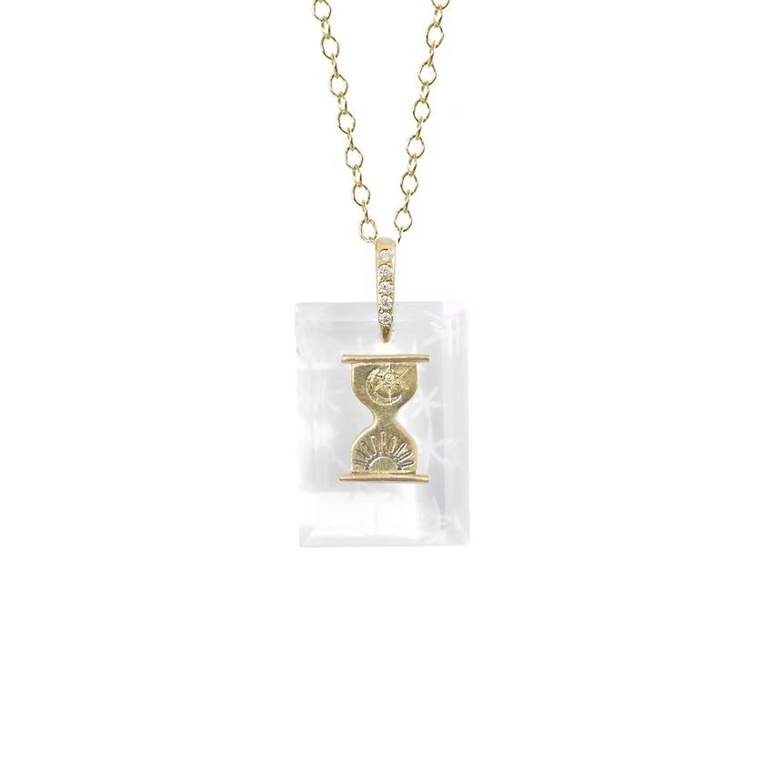 Stellar Sky Hourglass Necklace