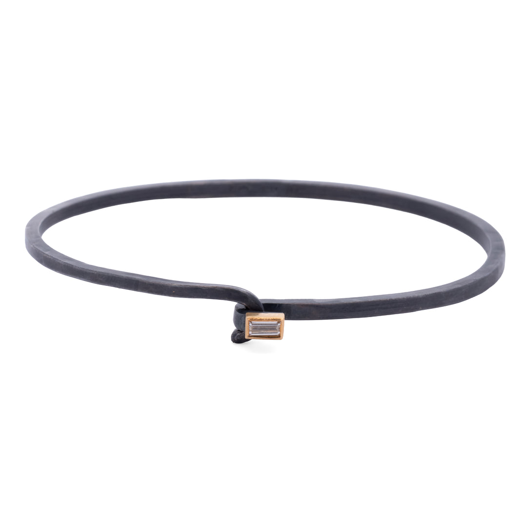 Baguette Diamond Hook Bracelet